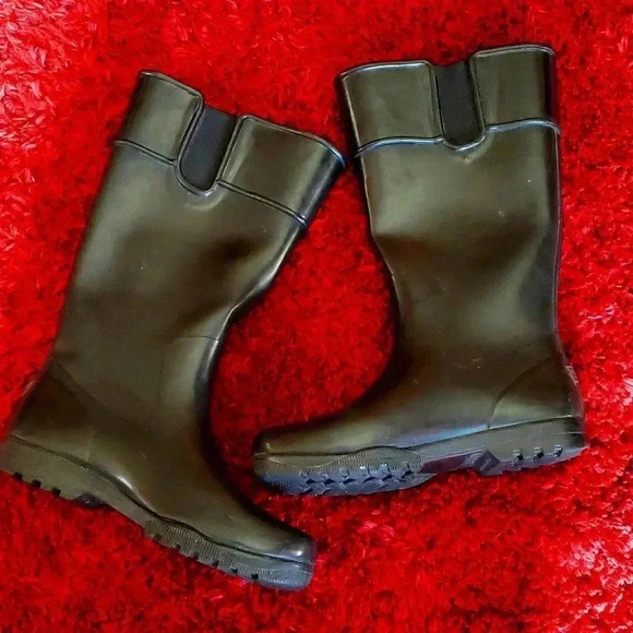 Sperry top sider Black Rainboots size 7 firm price - Picture 2 of 8